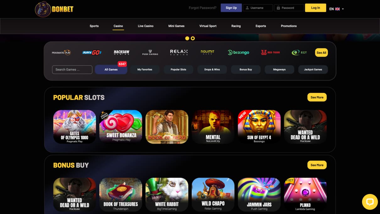 Donbet American Online Casino